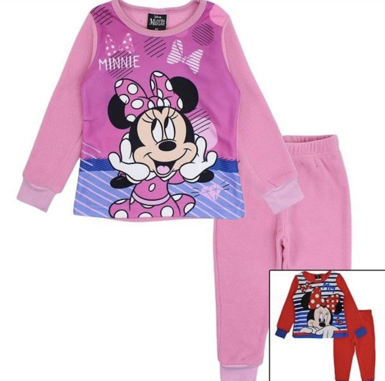 Picture of DISMF5204 DISNEY MINNIE TWO PIECE THERMAL FLEECY PYJAMA